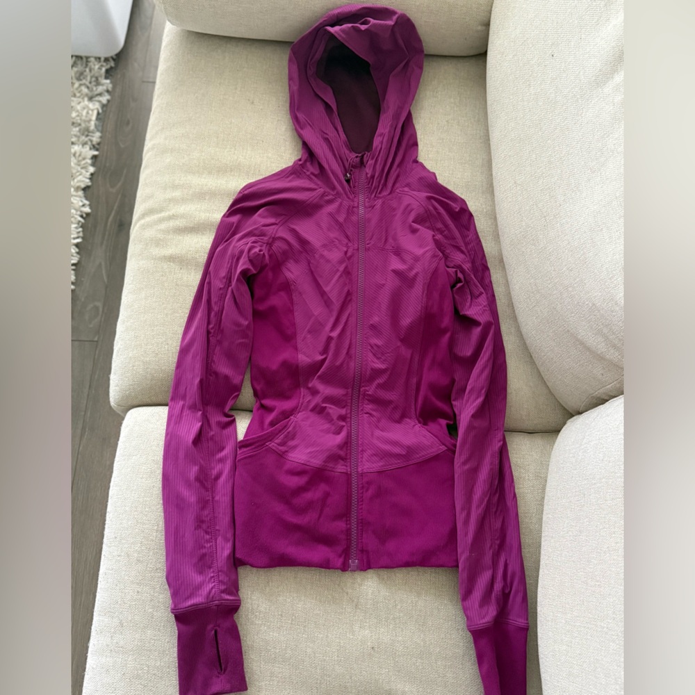 lululemon athletica Women's Magenta Hooded Zip Jacket